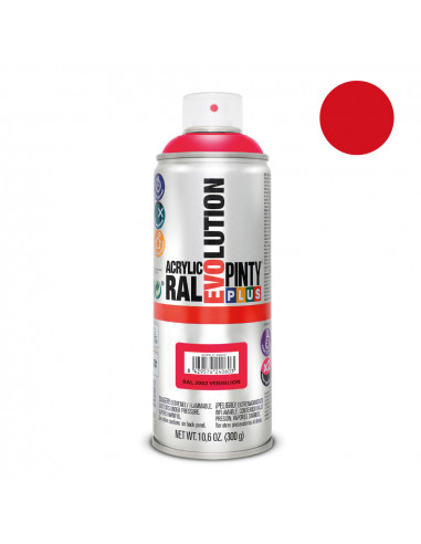 Peinture en aérosol pintyplus evolution 520cc ral 2002 orange sang
