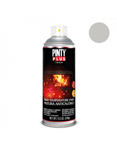 Peinture en aérosol pintyplus tech 520cc peinture hautes températures argent a150