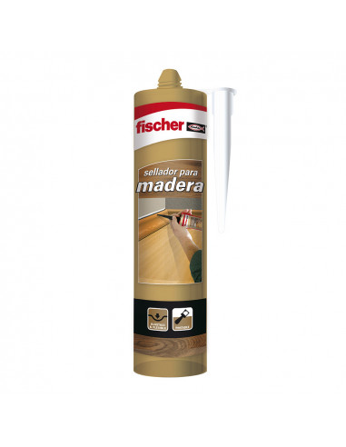 Mastic pour bois couleur chêne fischer 310ml 98696