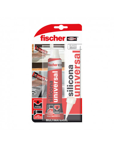Blister silicone universelle transparente 98719 fischer 50ml.