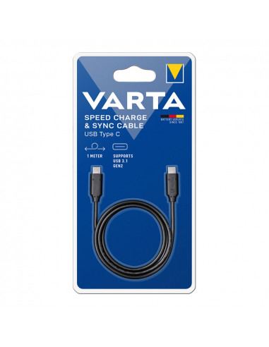 Cable chargeur varta usb type c