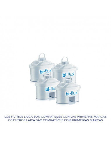 S.of. kit 3+1 filtres laica biflux f4m2b28t150 f4s/it