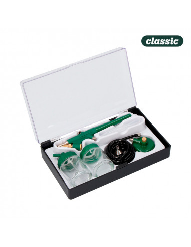 Aerographe type crayon avec accessoires pak. mota