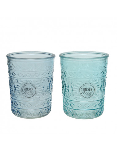 Verre avec relief, ø8.3x10.3cm 350ml