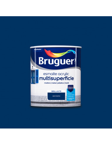 Esm.acrylique multisp.brillant bleu marine 0,750l 5057548 bruguer