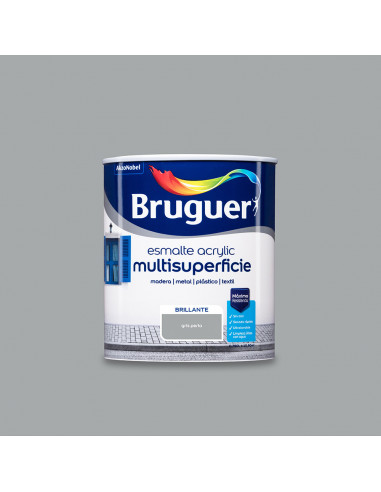 Esm.acrylique multisp.brillan gris perle 0,750l 5057471 bruguer
