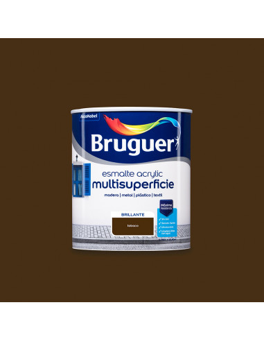 Esm. acrylique multisp.brillant tabac 0,750l 5057514 bruguer