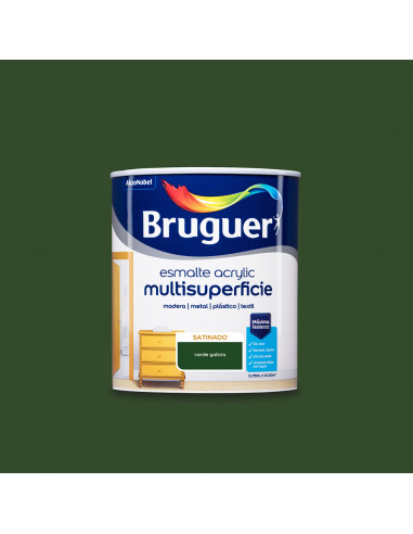 Esm.acrylique multisp.satiné vert galicia 0,750l 5057506 bruguer