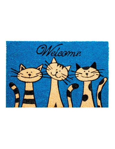 Paillason 60x40cm modèle chats edm