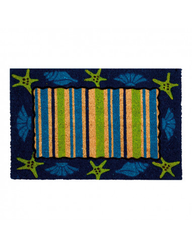 Paillason 60x40cm a rayures edm