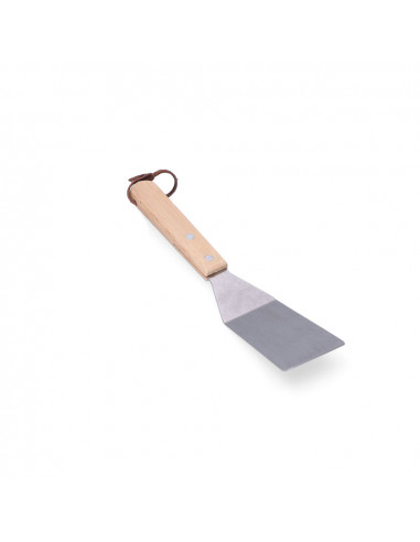 Pelle pour hamburgers bois/inox 5,5x25cm edm