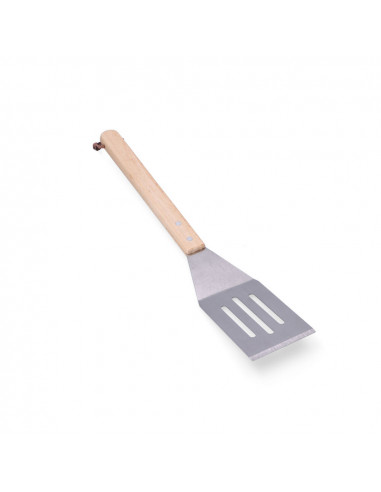 Spatule pour barbecue. bois/acier inoxydable 41cm edm