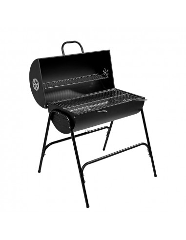 Barbecue à charbon xl. couleur noire 79x71x90cm edm