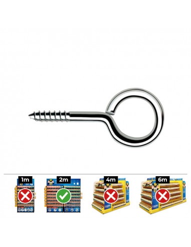 Boîte 500un femelle fermé h. 2,4x30 din/ref hc 2,1 25 zingué celo