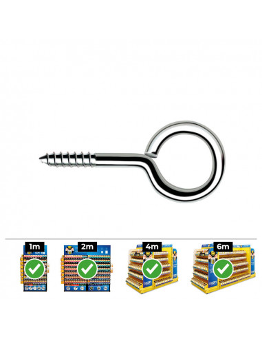 Boîte 500un femelle fermé h. 2,7x40 din/ref hc 2,7 40 zingué celo