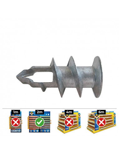 Boite de 50 chevilles carton platre metallique din/ref gkdz celo