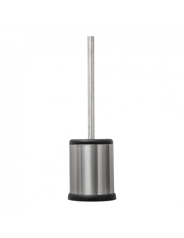 Pot à brosse wc couleur inox.