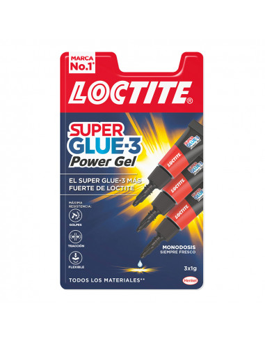 Loctite mini trio flex 3x1g 2640066 super glue