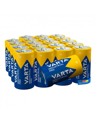 Pack 20 piles c - lr14 varta industrial pro ø26,2x50mm