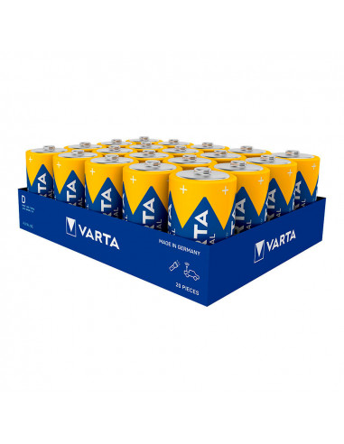 Pack 20 piles d - lr20 varta industrial pro ø34,2x61,5mm