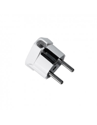 Fiche mâle schuko t/tl s/latérale 4,8mm 16a emballée