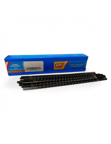 Scie marqueterie a bois, 2/13cm 30tpi (caisse 144 scies) wuto