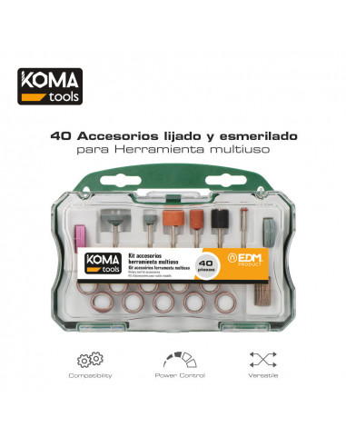 Kit 40 accessoires pour 08709 koma tools