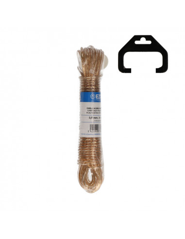 Écheveau cable d'acier plastifié 10 mts - or edm