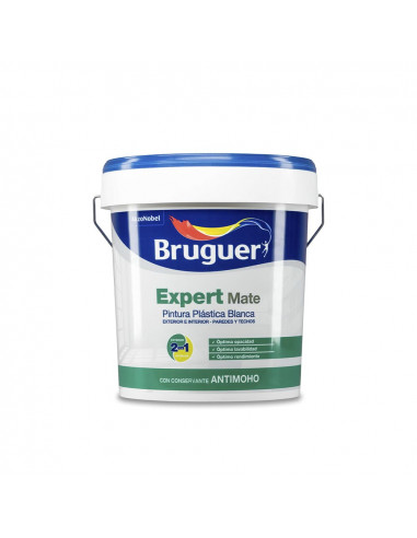 Peinture pp mat blanc expert 0.75l pour intérieur et extérieur 5222118 bruguer