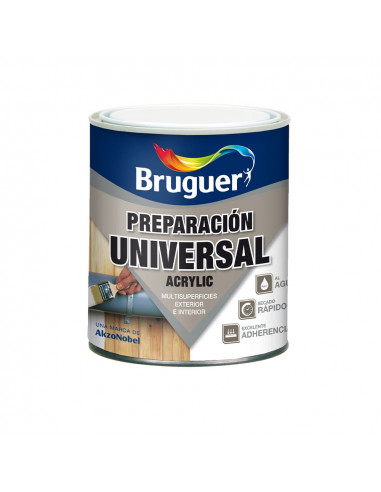Préparation universelle acrylique blanc 0.75l 5120577 bruguer