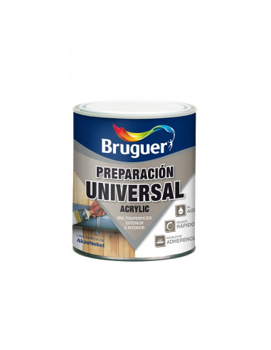 Préparation acrylique universelle - blanc - 0.25l 5120576 bruguer.