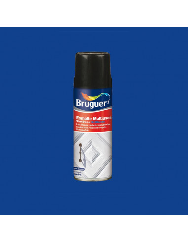 Vernis multi-usage spray brillant, bleu lumière, 0.4l 5197983 bruguer