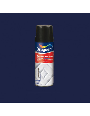 Vernis multi-usage spray brillant, bleu cobalt, 0.4l 5197982 bruguer