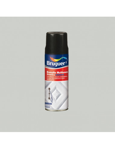 Vernis multi-usage spray brillant, gris perle, 0.4l 5197987 bruguer