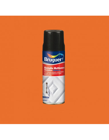 Vernis multi-usage spray brillant, orange, 0.4l 5197986 bruguer