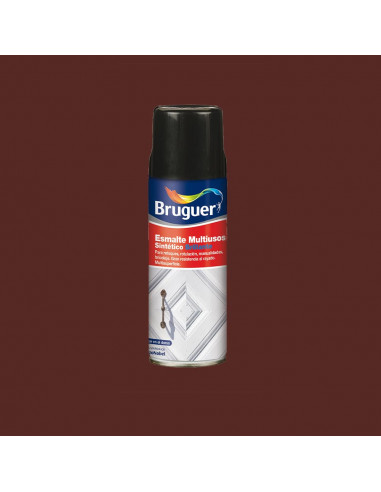Vernis multi-usage spray brillant, brun, 0.4l 5197984 bruguer