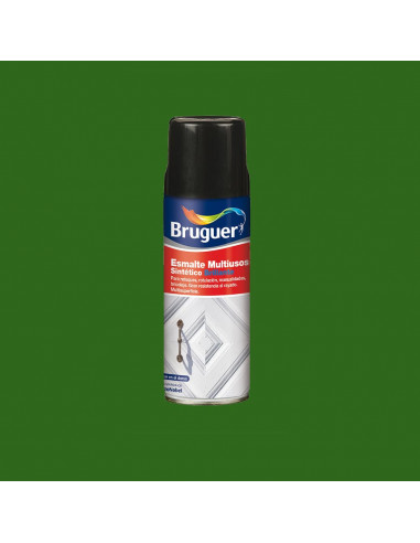 Vernis multi-usage spray brillant, vert gazon, 0.4l 5197991 bruguer