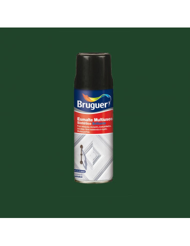 Vernis multi-usage spray brillant, vert mai, 0.4l 5197990 bruguer