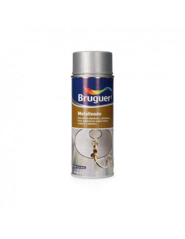 Spray métallisé argenté 0.4l 5198002 bruguer