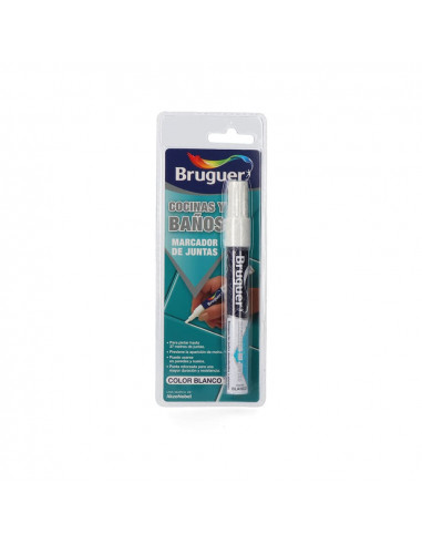 Marqueurs de joints blanc - blister - 5160705 bruguer
