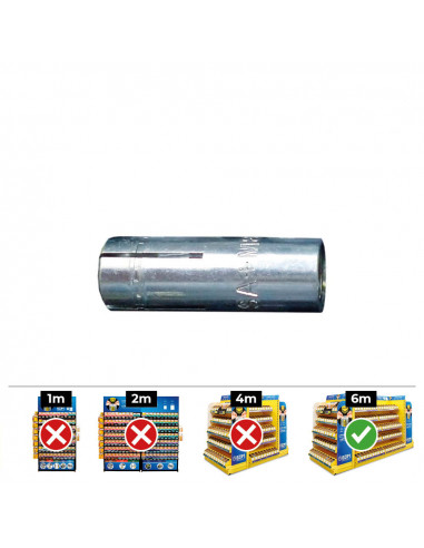 Boite de 50pcs douille d'ancrage femelle sap homologué ce m 10 x 40