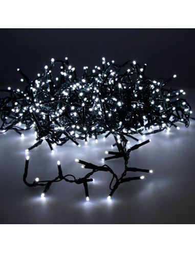Guirlande "1-2 glow compact" lumières intermittantes, blanc lumière froide 1,8m (hauteur) - 540 leds.