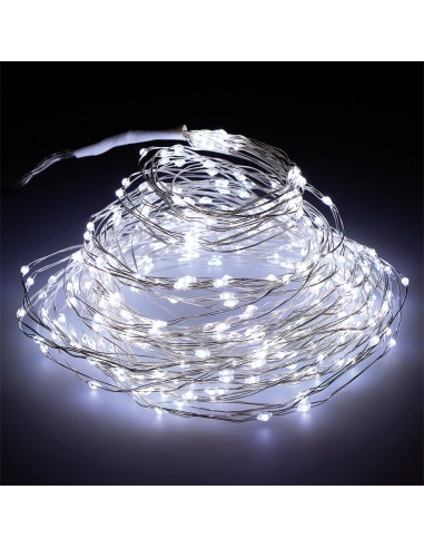 Guirlande micro led pour extérieur. blanc lumière froide, pour arbres de 180cm 6,8m (longueur)