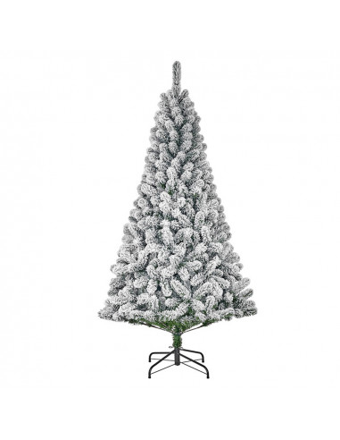 Arbre de noel effet givre avec 600 branches ø119x215cm