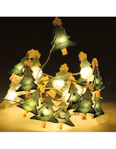 Guirlande 20 leds écorative motifs 1,05m