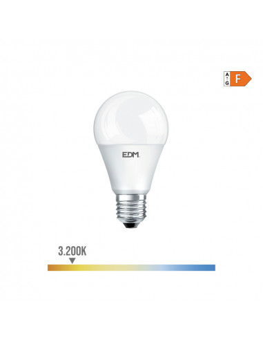 Ampoule led standard crépusculaire e27 10w 810lm 3200k lumière chaude edm