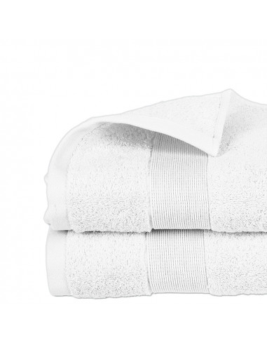 Serviette en éponge 450gr - blanc - 70x130cm