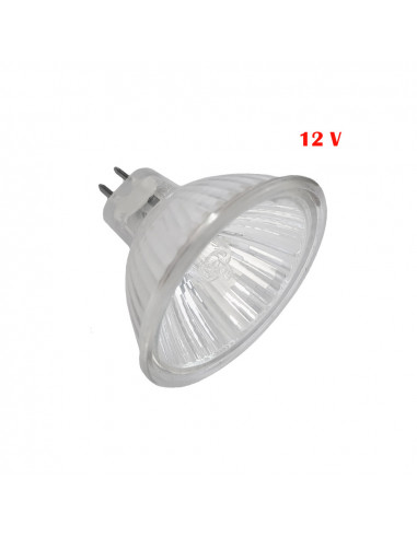 Ampoule dichroïque halogène 12v 50w mr16 675lm ouverture 60° ø5cm