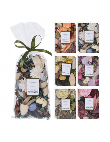 Sachet fleurs séchées parfumées 100grs aromes variés