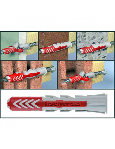 Pack 50 duopower 10x50 caisse de 50 pcs 555010 fischer